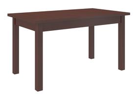 Valgomojo stalas išskleidžiamas ADRK Rodos 7, riešuto, 140 - 180 cm x 80 cm x 76 cm