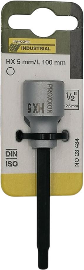 Šešiakampė prailginimo galvutė Proxxon 23484, HX5, 100 mm, 1/2"