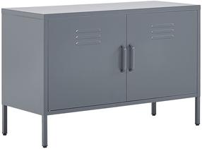 Komoda Beliani Uria, pilka, 100 cm x 40 cm x 65 cm