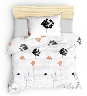 Patalynės užvalkalų komplektas Mijolnir Atlantis 143EPJ1311, rudas/baltas/juodas, 160 x 220 cm