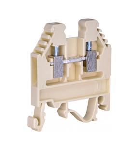 Srovės gnybtas ETI DIN, 2.5 mm², 2 viet., 24 A, ruda