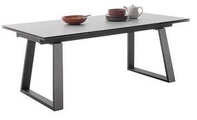 Valgomojo stalas išskleidžiamas MC Akcent Narbonne, šviesiai pilka, 200 - 300 cm x 100 cm x 76 cm