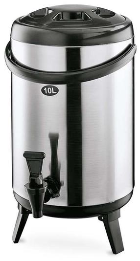 Stalo termosas Was, 12 l, sidabro/juoda