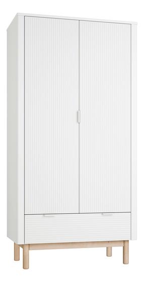 Spinta Pinio Miloo, balta, 100.2 cm x 52.4 cm x 197.8 cm