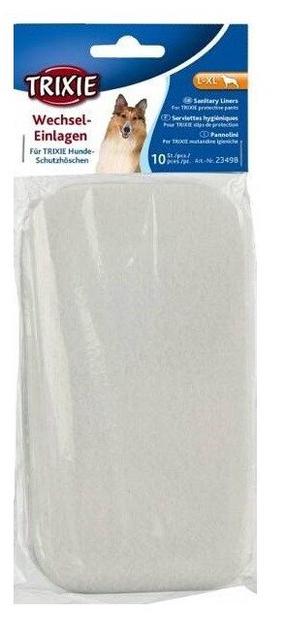  Sauskelnės šunims Trixie Panty liner L/XL, 10 vnt. balta
