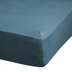 Paklodė Ella Line Adela, tamsi turkio, 140/190 x 200 cm, su guma