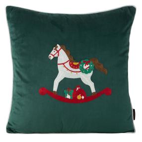 Dekoratyvinės pagalvėlės užvalkalas PSWA-221, žalia, 45 cm x 45 cm