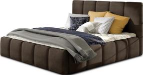 Lova dvigulė Edvige Jasmine 29, 180 x 200 cm, ruda, be čiužinio, su grotelėmis