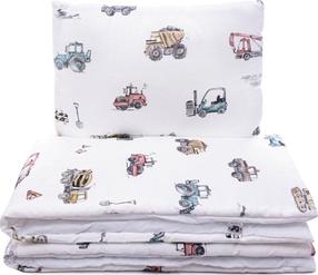 Antklodės ir pagalvės komplektas vaikams Pulp Bamboo, balta, 2 vnt.