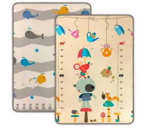 Žaidimų kilimėlis Milly Mally Kinder Bears And Whales, 178 cm x 120 cm, įvairių spalvų