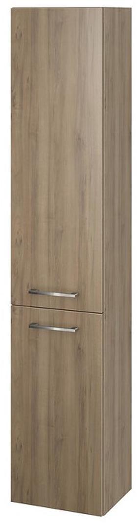 Laisvai pastatoma vonios spinta Cersanit Lara, riešuto, 25 cm x 30 cm x 150 cm