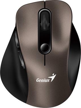 Kompiuterio pelė Genius Ergo 9000S, bluetooth / 2.4ghz, ruda/juoda