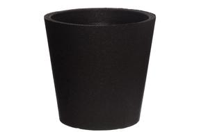 Gėlių vazonas 4Living 276390, polipropilenas (pp), 39 cm x 39 cm, juodas