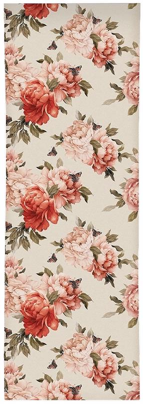 Naktinė užuolaida ZPMB-62, kreminė/rožinė/smėlio, 75 cm x 250 cm