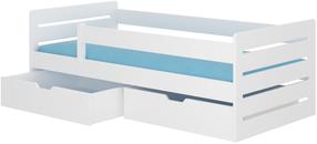 Vaikiška lova viengulė Bemma, balta, 90 x 200 cm, su patalynės dėže, be čiužinio