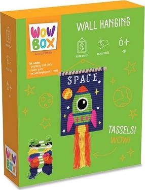 Kūrybos rinkinys, makrame rinkinys, raketa Tm Toys Wall Hanging, mėlyna/žalia/oranžinė