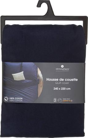 Antklodės užvalkalas Atmosphera, tamsiai mėlyna, 220 cm x 240 cm
