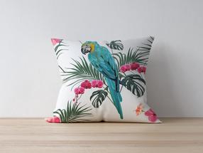 Dekoratyvinės pagalvėlės užvalkalas Mioli Decor 1189, balta/įvairių spalvų, 43 cm x 43 cm