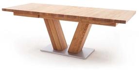 Valgomojo stalas išskleidžiamas MC Akcent Managua A, tamsaus ąžuolo, 140 - 220 cm x 90 cm x 78 cm