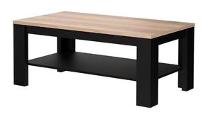 Kavos staliukas Forte Sofabord, rudas/juodas, 110.2 cm x 60.2 cm x 45.5 cm