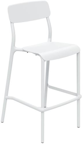 Baro kėdė Ferne Rimo High FRIK5511-S449, balta, 52 cm x 54.5 cm x 107.5 cm