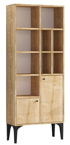 Pastatoma lentyna Kalune Design Castor 393MRD1233, šviesiai ruda, 30 cm x 60 cm x 175 cm