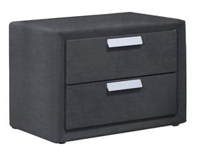 Naktinis staliukas Home4you Grace 28868, pilkas, 41 cm x 50.5 cm x 40 cm