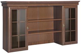 Spintelė - vitrina Gala Meble Kora KN5, ruda, 40 cm x 168 cm x 97 cm