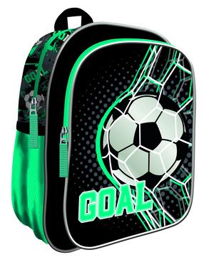 Vaikiška kuprinė 5903235663628, juoda/žalia, 21 cm x 12.5 cm x 27 cm