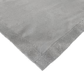 Servetėlė kvadratinė OHE01-2, sidabro/pilka, 85 x 85 cm