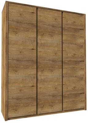 Spinta Gala Meble Montana S3D, ąžuolo, 53 cm x 166 cm x 197 cm