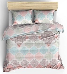 Patalynės užvalkalų komplektas Mijolnir Andalucia 143EPJ1308, kreminė/turkio, 160 x 220 cm