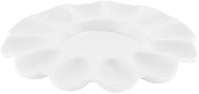 Serviravimo lėkštė, kiaušiniams Ambition Salsa, 25 cm x 25 cm x 2.1 cm, 25 cm, balta, porcelianas