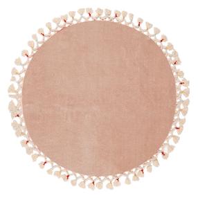 Vonios grindų kilimėlis Foutastic, šviesiai ruda, 80 cm x 80 cm, Ø 80 cm