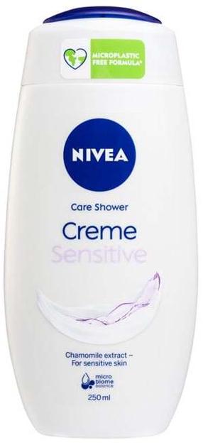 Kūno prausimosi želė Nivea Creme Sensitive, 250 ml