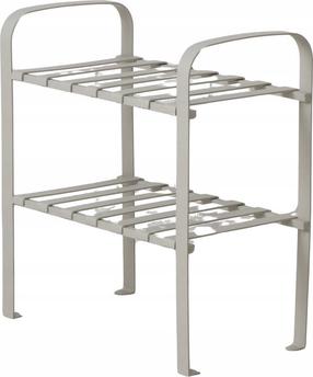 Batų lentyna Boltze Selena, pilka, 28 cm x 50 cm x 55.5 cm