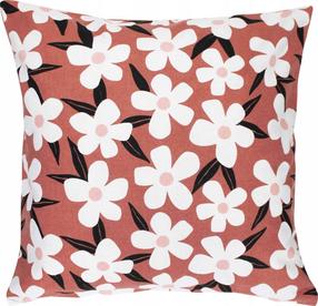 Dekoratyvinės pagalvėlės užvalkalas Douceur d`Interieur Darcy, balta/juoda/rožinė, 40 cm x 40 cm