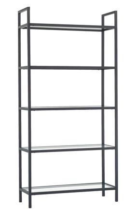Pastatoma lentyna Kalune Design Bookshelf K100, juoda, 30 cm x 80 cm x 165 cm