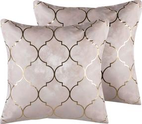 Dekoratyvinė pagalvėlė Shumee Alyssum, aukso/rožinė, 45 cm x 45 cm, 2 vnt.