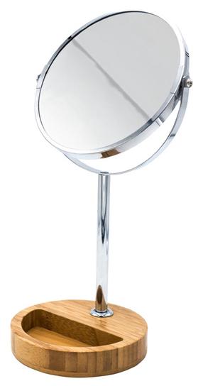 Kosmetinis veidrodis Abigail, pastatomas, ruda/chromo