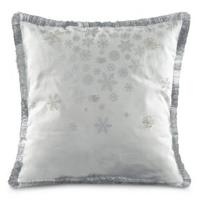 Kalėdinis dekoratyvinės pagalvėlės užvalkalas 115, balta/sidabro, 45 cm x 45 cm