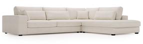 Sofa Polak Meble Carmex Lincoln, rusva, dešininė, 256 x 320 cm x 90 cm