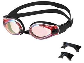 Plaukimo akiniai Nils Aqua NQG550MAF, juoda/įvairių spalvų