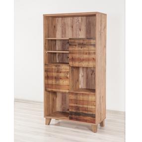 Pastatoma lentyna Kalune Design Marina Flora 755, pušies, 36 cm x 80 cm x 155 cm