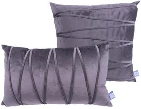 Dekoratyvinė pagalvėlė Kenda Sand Paulina 125, grafito, 50 cm x 30 cm, 2 vnt.