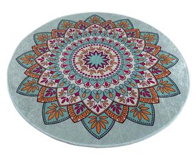 Vonios kilimėlių rinkinys Foutastic Royal 359CHL1447, įvairių spalvų, 100 cm x 100 cm, Ø 100 cm