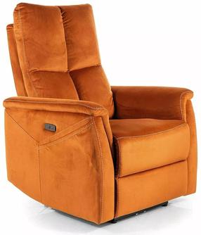 Masažinis krėslas Neptun, cinamono, 94 cm x 76 cm x 96 cm