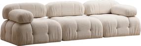 Sofa Hanah Home Bubble 3-Seat, kreminė, 288 x 95 cm x 75 cm