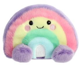 Pliušinis žaislas Aurora Palm Pals Rainbow, įvairių spalvų, 7 cm