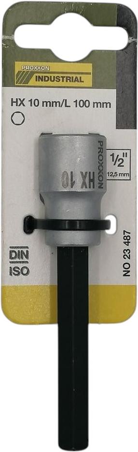 Šešiakampė prailginimo galvutė Proxxon 23487, HX10, 100 mm, 1/2"